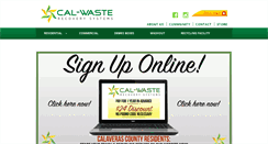 Desktop Screenshot of cal-waste.com