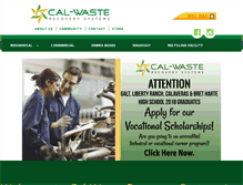 Tablet Screenshot of cal-waste.com